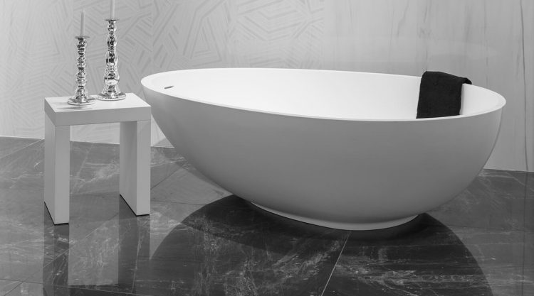 salle de bains marbre